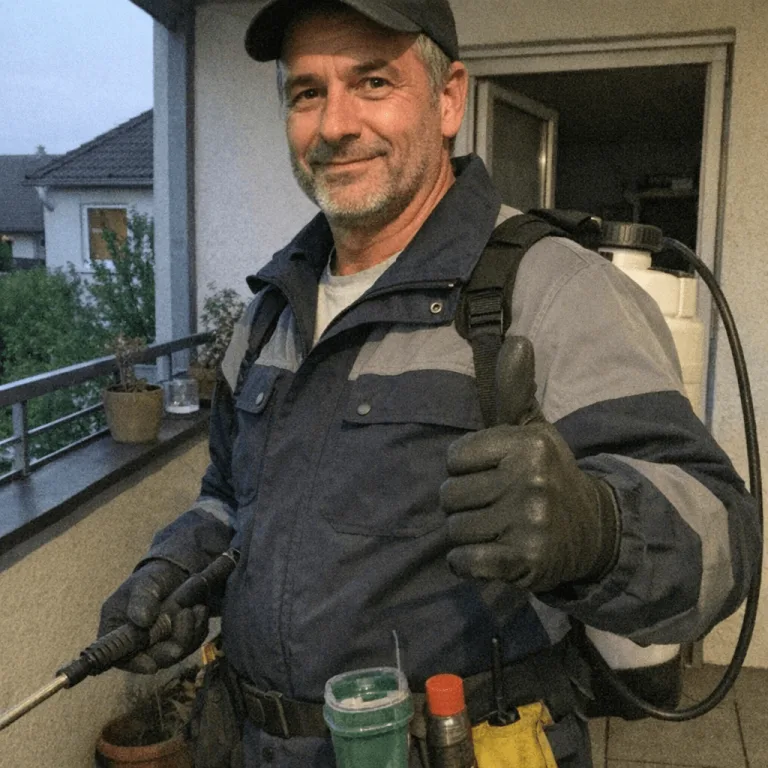 Erfahrener Handwerker in Arbeitskleidung